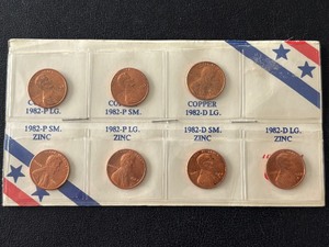 1982 Lincoln Cent Collection
