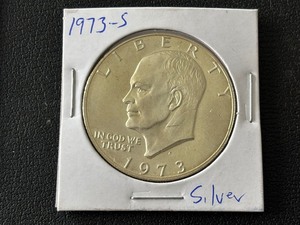 1973-S Eisenhower Silver Dollar