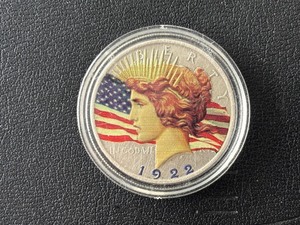 1922 Peace Dollar Colorized