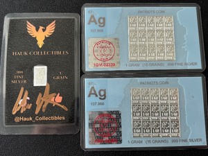31 Grains .999 Fine Silver Bars