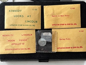 Lincoln Cents Moon Pennies, Kennedy, Ecology, 3 of the Envelopes are Unopened