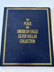 Peace and Silver Eagle Dollar Collection Album
