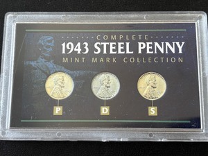 1943 Steel Cent Mint Mark Collection
