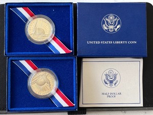 1986-S Statue of Liberty Half Dollar Proofs