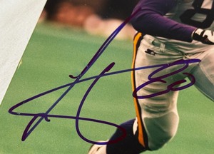 Cris Carter Autographed 8x10" Minnesota Vikings Football Photos