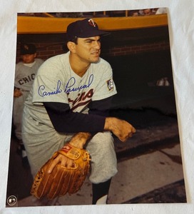 lot 56 image: Camilo Pascual Autographed 8x10 Minnesota Twins Baseball Photo