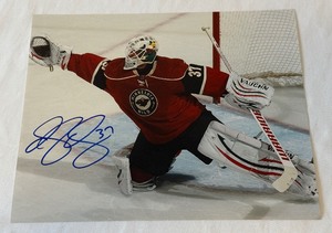 lot 71 image: Josh Harding Autographed 8x10 Minnesota Wild Hockey Photo