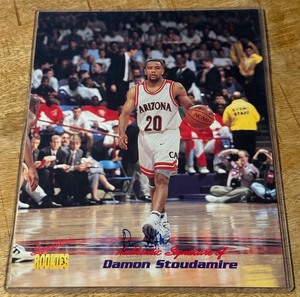 lot 105 image: Damon Stoudamire Autographed Signature Rookies 8x10 Baseball Photo Card
