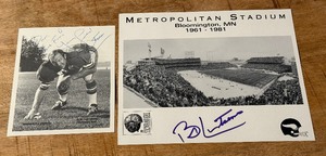 lot 116 image: (2) Bob Lurtsema Minnesota Vikings Football Photos