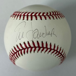 lot 36 image: Tim Laudner Autographed Baseball Ralings OMLB Selig Ball - Minnesota Twins