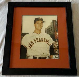 lot 28 image: Juan Marichal Autographed Framed and Matted Baseball Photo  14x16