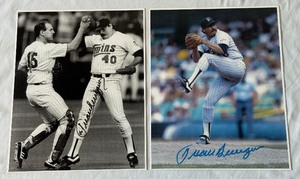 lot 117 image: (2) Juan Berengeur Autographed 8x10 Minnesota Twins Baseball Photos