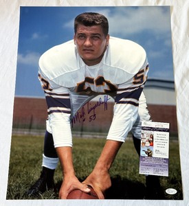 lot 127 image: Mick Tingelhoff Autographed w JSA COA 16x20 Minnesota Vikings Football Photo