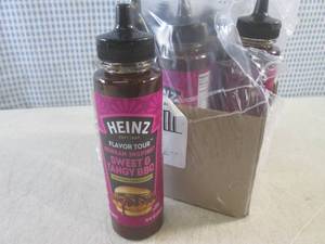 (B-3) 6 Bottles of Heinz Sweet & Ta...