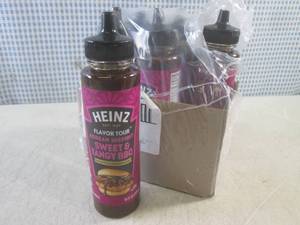 (B-3) 6 Bottles of Heinz Sweet & Ta...