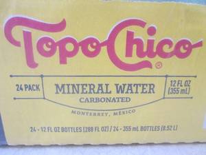 (B-1) 24-Pack of Topo Chico Mineral...