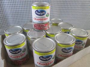 (C-2) 12 Cans of Ocean Spray Whole ...