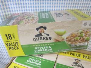 (C-1) 4 - 18-Count Boxes of Quaker ...
