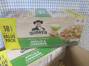 (B-4) 4 - 18-Count Boxes of Quaker ...