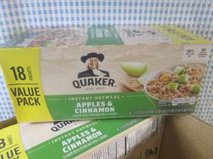 (B-4) 4 - 18-Count Boxes of Quaker ...