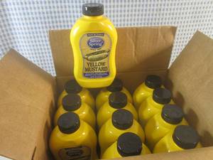 (A-4) 12 Bottles of Yellow Mustard ...