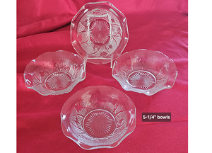 Iris and Herringbone 5.25 Bowls