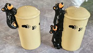Bear Country Salt and Pepper Shakers