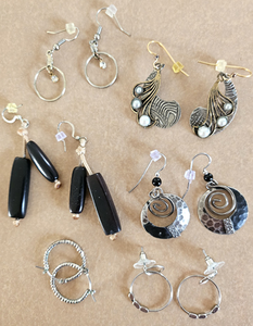 lot 71 image: Earrings Includes 4 Silver Hills Brand