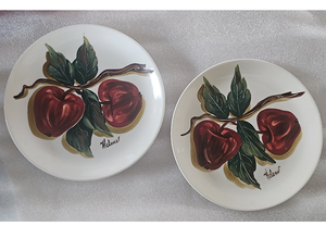 Hand Painted Apple Plates 7