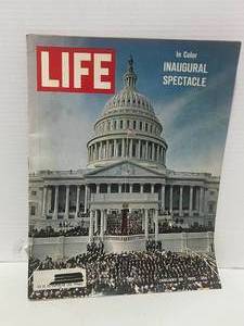 lot 17 image: 1965 Life January 29 Johnson Humphrey Inauguration, Winston Churchill