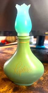 lot 49 image: 1950s Avon Perfume Bottle Rapture Cool Piece