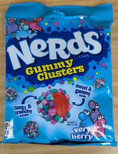 Nerds Gummy Clusters Very Berry 3oz 12 Pack Case - Brand New