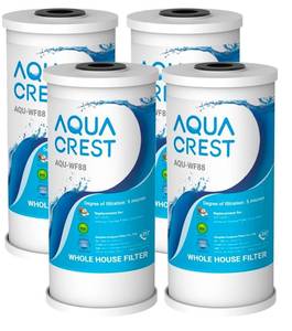 Whole House Water Filters Replacement for Well Water Aqua Crest 4 Pack $33.99 Retail - Brand New