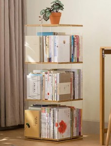 Acrylic Bookcase 3 Tier Standing Shelf $79.99 Retail - Brand New