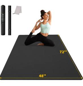 Large Yoga Mat 6 x 4 Extra Wide $59.99 Retail - Brand New