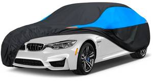 Waterproof Car Cover for Sedans Universal Fit Red and Black $49.99 Retail - Brand New