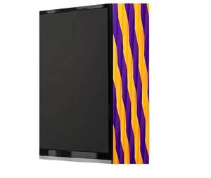 TV Bling Flatscreen Curtains Blue and Gold 2 Pack $79.99 Retail - Brand New