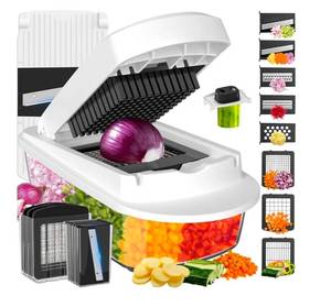 Vegetable Chopper All in One 8 Blades - Brand New