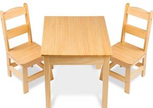 Childrens Wooden Table and Chair Set $129.99 Retail - Brand New