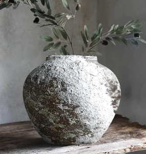 Rustic Ceramic Flower Vase $59.99 Retail - Brand New