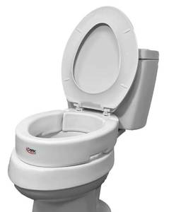 Carex Elongate Toilet Seat Riser $36.99 Retail - Brand New