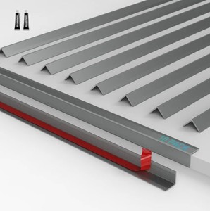 Tile Edge Trim 10 Pack, 39 x .4 Aluminum Grey - Brand New