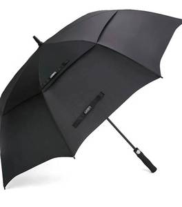 Oversized 62 Umbrella Black $39.99 Retail - Brand New