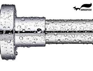 Spring Shower Curtain Rod Silver - Brand New