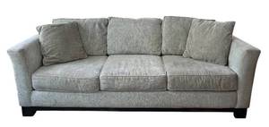 lot 19 image: Jonathan Louis Sofa - Light Sage Green