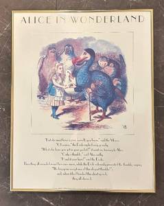 lot 33 image: LL - Alice in Wonderland Print