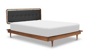 MB - Scandinavian Design Hendrick King Bed Frame - King Size Upholstered Headboard