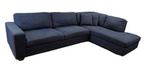 LL - Thomasville Navy Blue Sectional Sofa