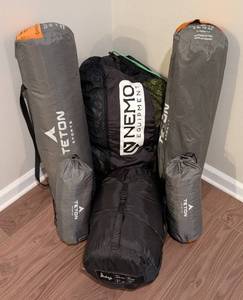 LL - CampingBackpacking Set - 2 Sleeping Bags, 2 Sleeping Pads, and 2 Pillows