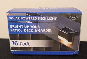 LL - Solpex Solar Powered Deck Light 16-Pack - Patio, Deck & Garden